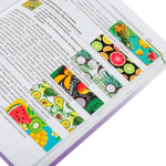 Закладки для книг МАГНИТНЫЕ "FRUITS" набор 6 шт. 60x20 мм BRAUBERG (10 штук в упаковке)