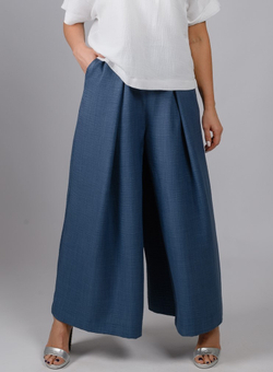 юбка-брюки лён