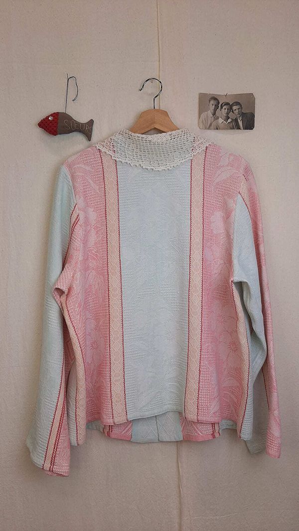 Рубашка Льняная с Длинными Рукавами/Linen Gum Long Sleeve розовая - фото 3