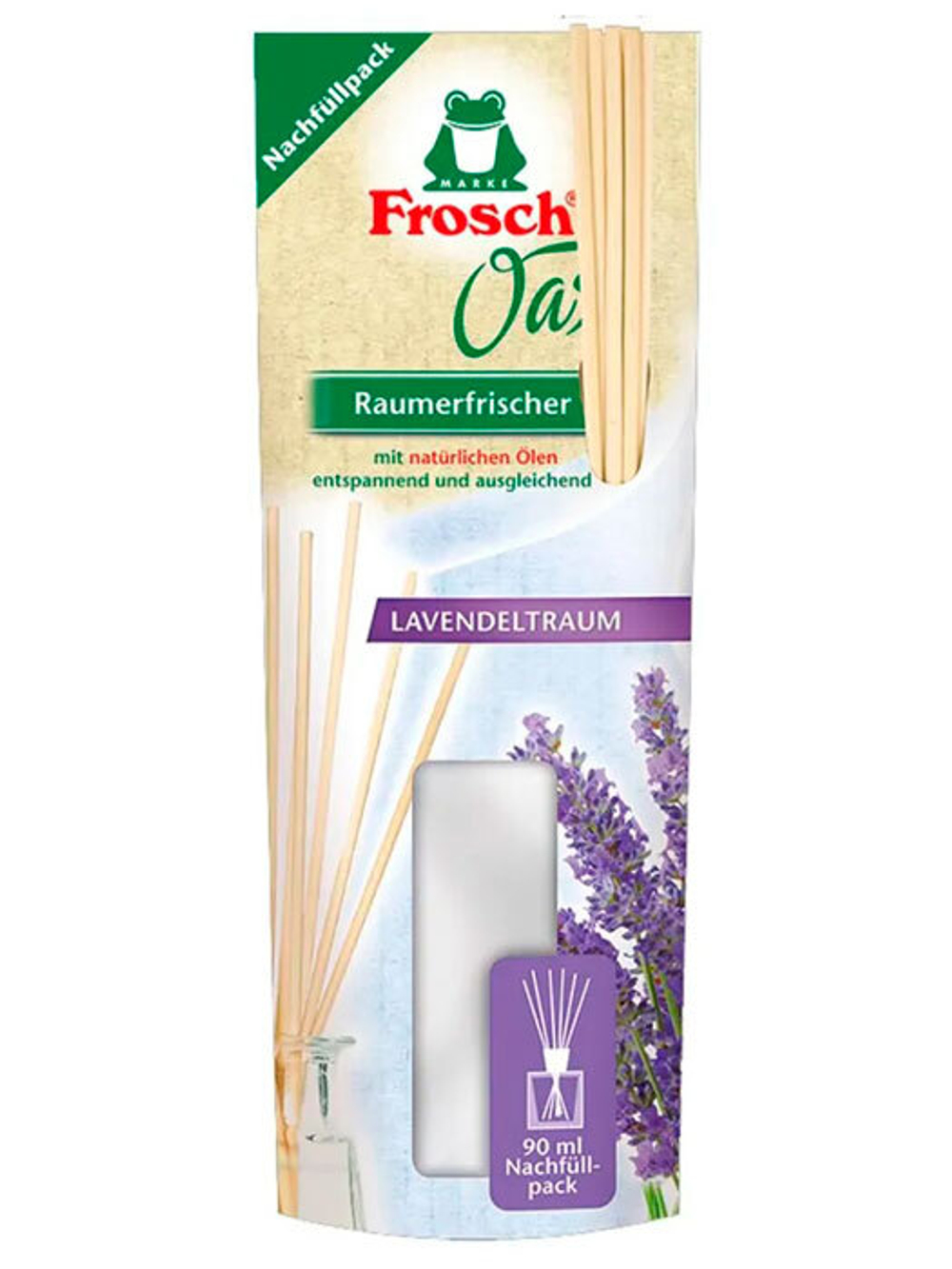 Освежитель воздуха Frosch Лаванда (запаска) 90 мл
