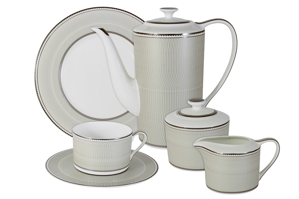 Чайный сервиз 21 предмет на 6 персон Anna Lafarg Emily Маренго