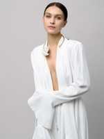 Обруч "Flower Calla" Gold