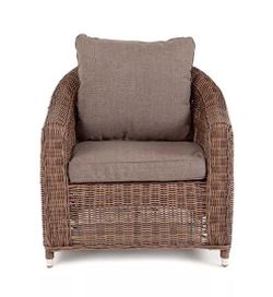 "Кон Панна" кресло из искусственного ротанга, цвет коричневый