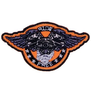 Нашивка Ride Free (мотор с крыльями)