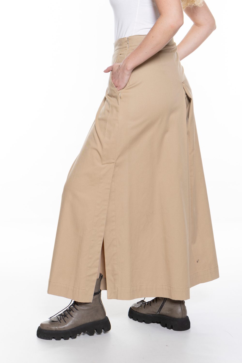 ШИРОКИЕ БРЮКИ ИЗ ХЛОПКА