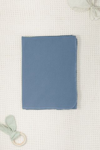 Пеленка для новорожденных  К 8532/винтажный синий