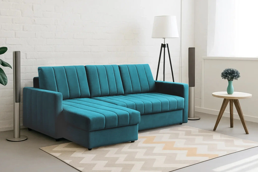 Угловой диван-кровать "Ларио" СТАНДАРТ независимый пружинный блок(универсальный угол)