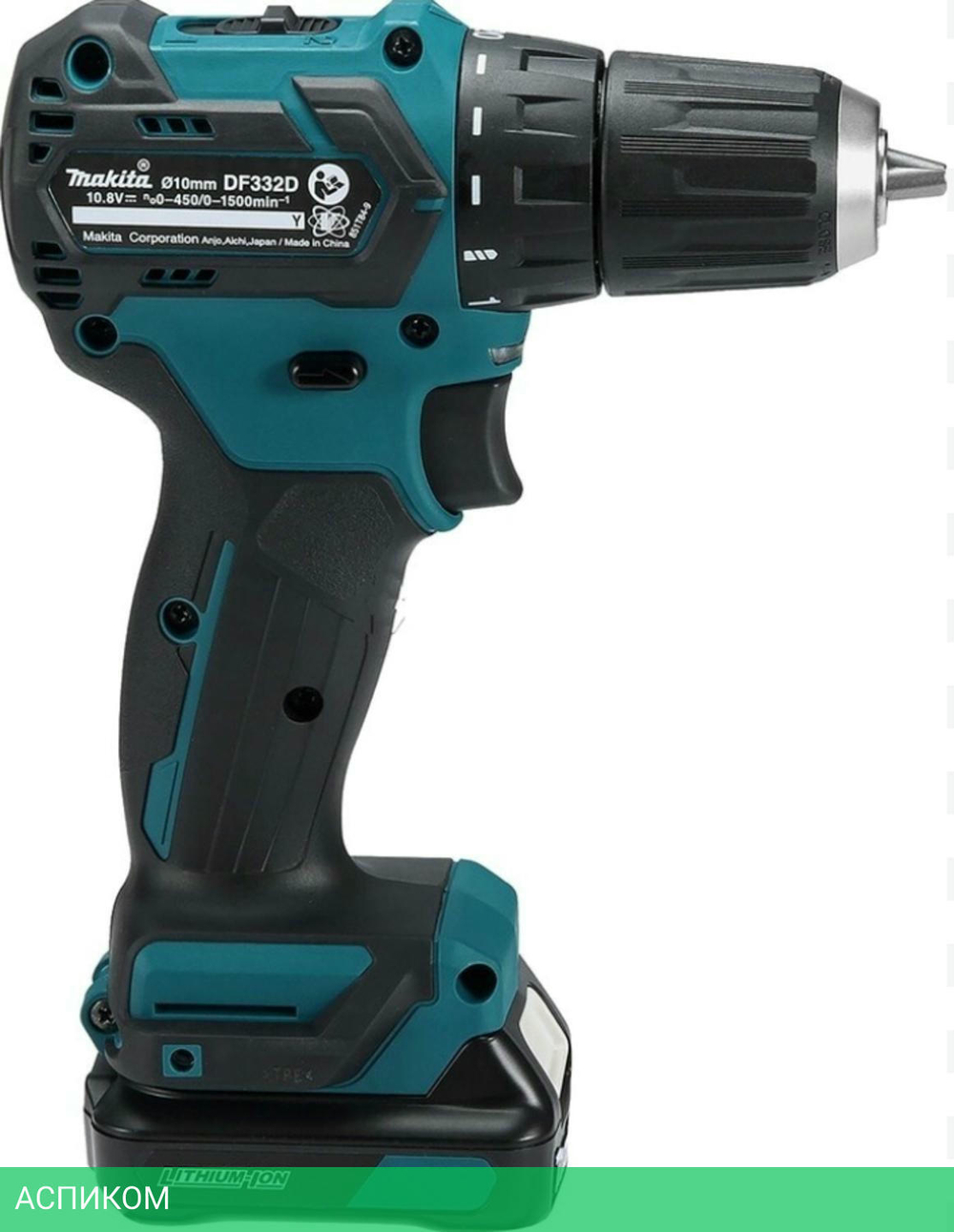 Дрель-шуруповерт Makita DF332DWAE