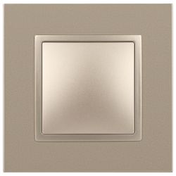 14-1103-04 ЭРА Переключатель, 10АХ-250В, IP20, Эра Elegance, шампань