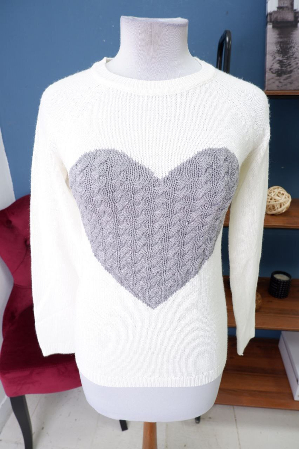 Джемпер Cropp вязаный 44 размер