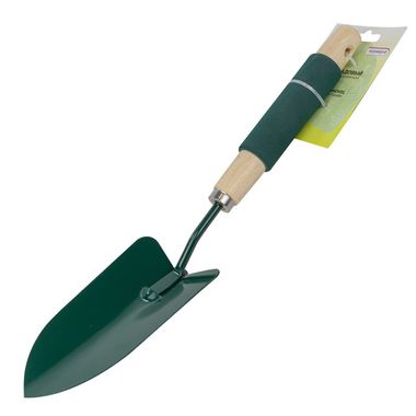Совок посадочный садовый с деревянной рукояткой WMC TOOLS WMC-TG2104021-B