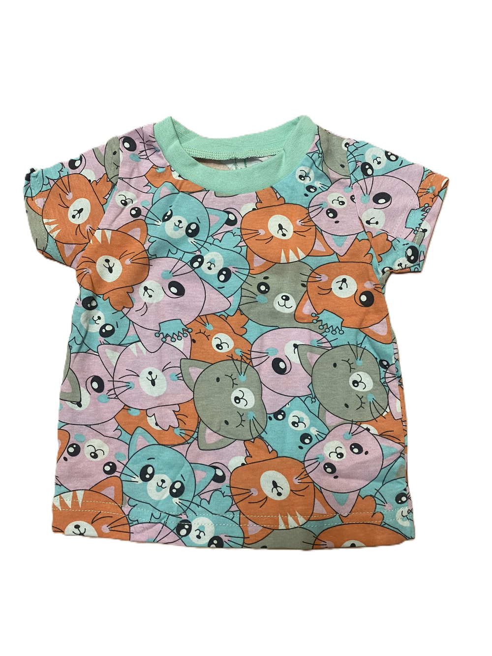 Футболка на девочку из кулирки (100% хлопок) на рост 74 см