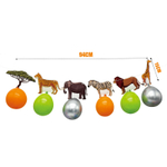 Гирлянда Сафари, с воздушными шарами, Ассорти, 100 см