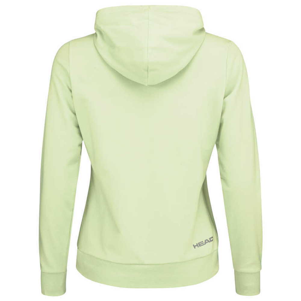 Кофта для девочки теннисная Head Club Byron Hoodie - light green/turquoise
