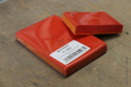 Смальта красного цвета V1-099, в кирпичиках