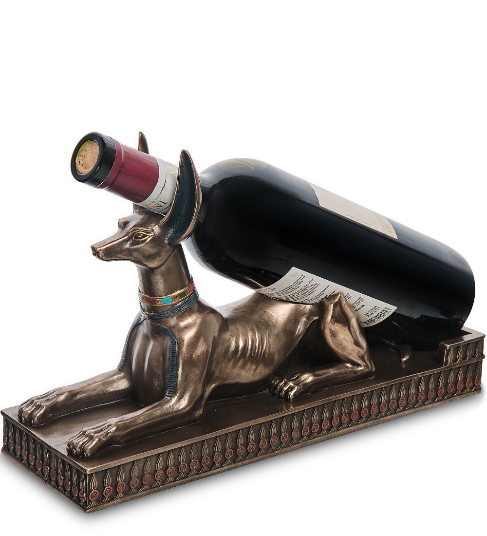 Veronese WS-1042 Держатель для бутылки «Анубис - знаток целебных трав»