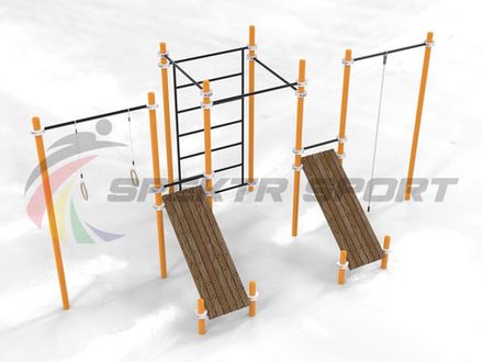 Комплекс тренажеров для Воркаут SP GTO-21_76mm 108