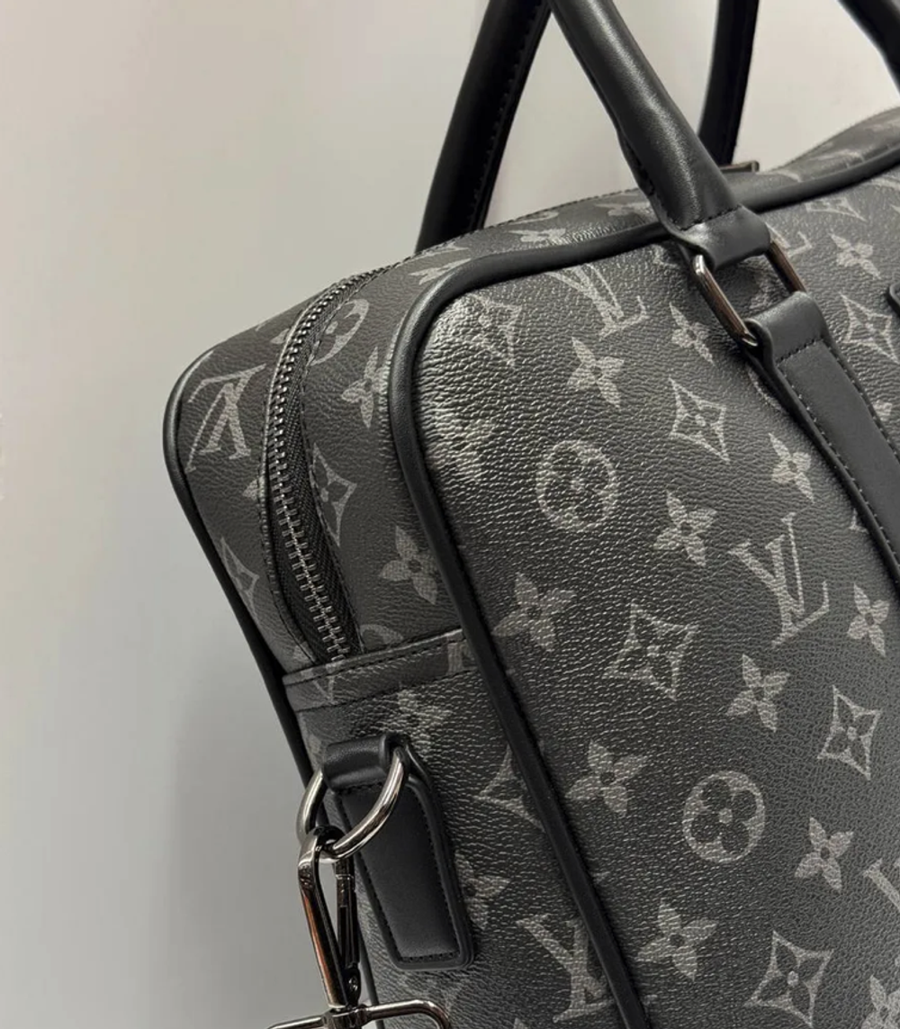 Сумка мужская экокожаная для документов и ноутбука с ручками