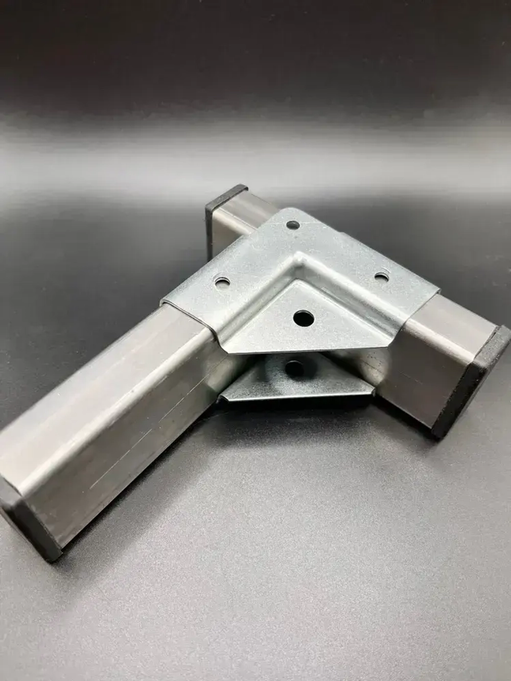 Крепеж для теплицы 20х20 мм краб-система Г-образный для труб, подходит и для стеллажа, 4 пары - толщина металла 1.2мм