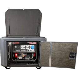 A-iPower A7000EAX бензиновый генератор в кожухе 1200 RAL 7024 с блоком АВР 400В/25А (8 pin) New УТ-11182385/29109