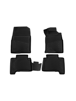 Коврики в салон для TOYOTA Hilux Surf, 2002-2009, внедорожник, правый руль, 4 шт. (полиуретан) ELEMENT3D48154210