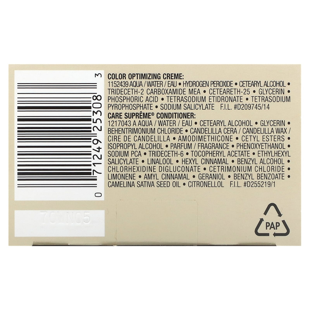 L'Oréal, Superior Preference, яркий, не выцветающий цвет, средний золотисто-коричневый 5G, 1 нанесение