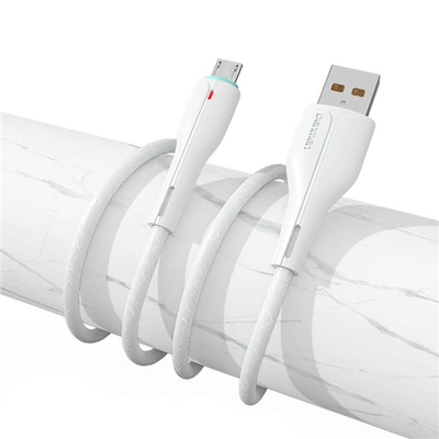 Кабель DENMEN D16T USB-Type-C 3.6A 1м TPE White