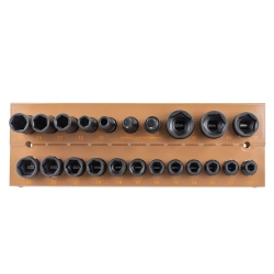 Головки ударные 1/2'', набор 22 пр. (6-гр.) FORSTIME FT-50221MPB
