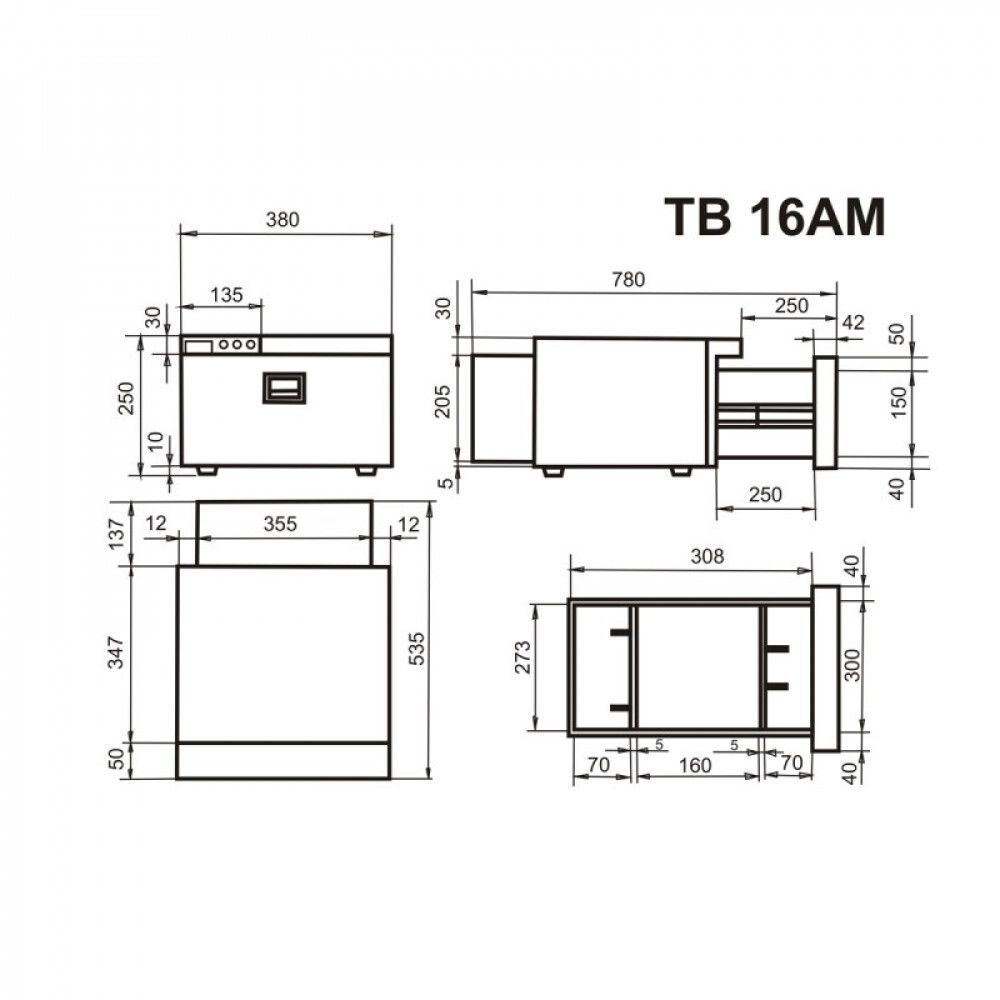 Холодильник автомобильный TB16AM DRAWER 12/24В