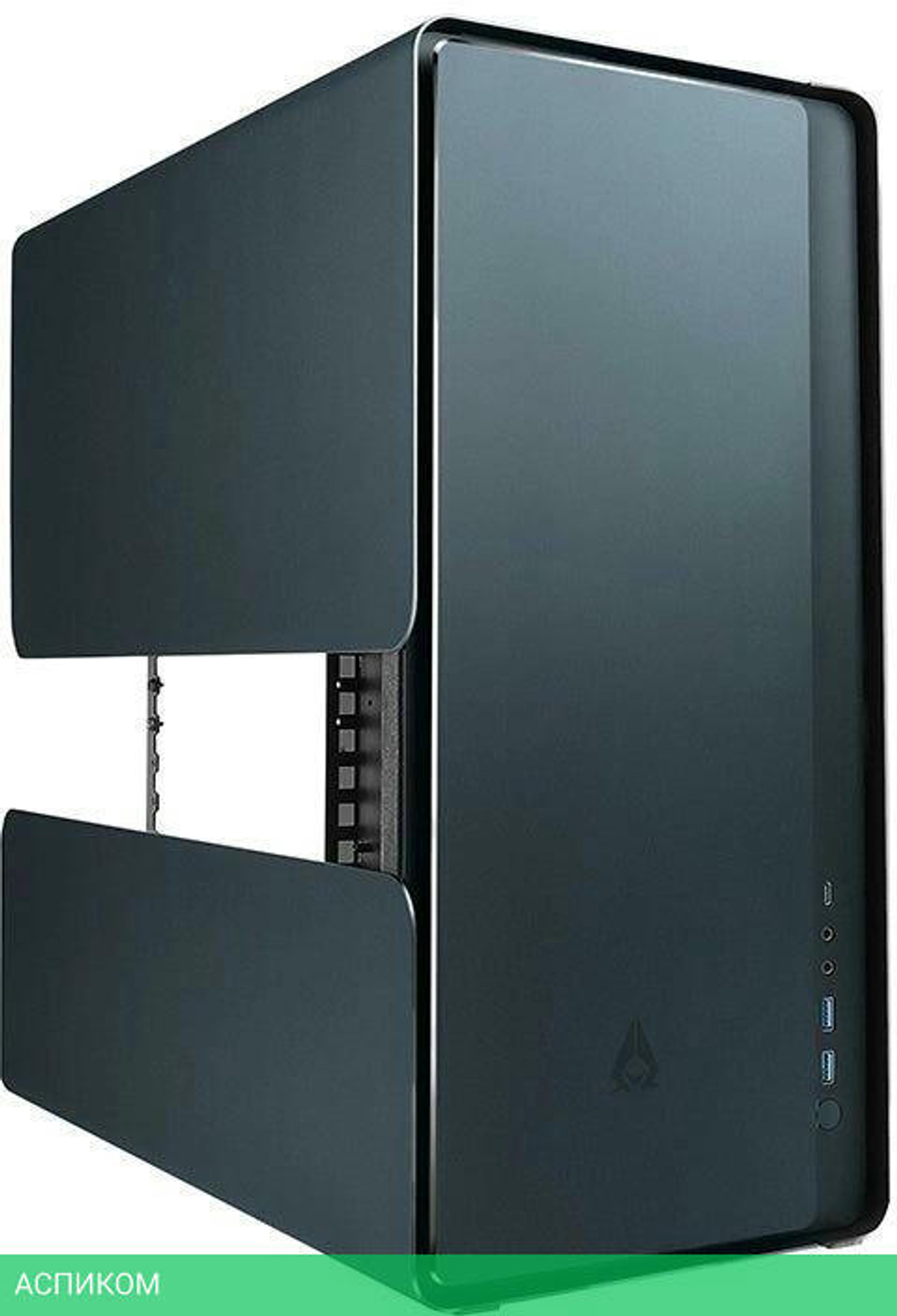 Корпус Azza Cast черный без БП (CSAZ-808BM)