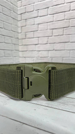 Тактический ремень с фастексом олива