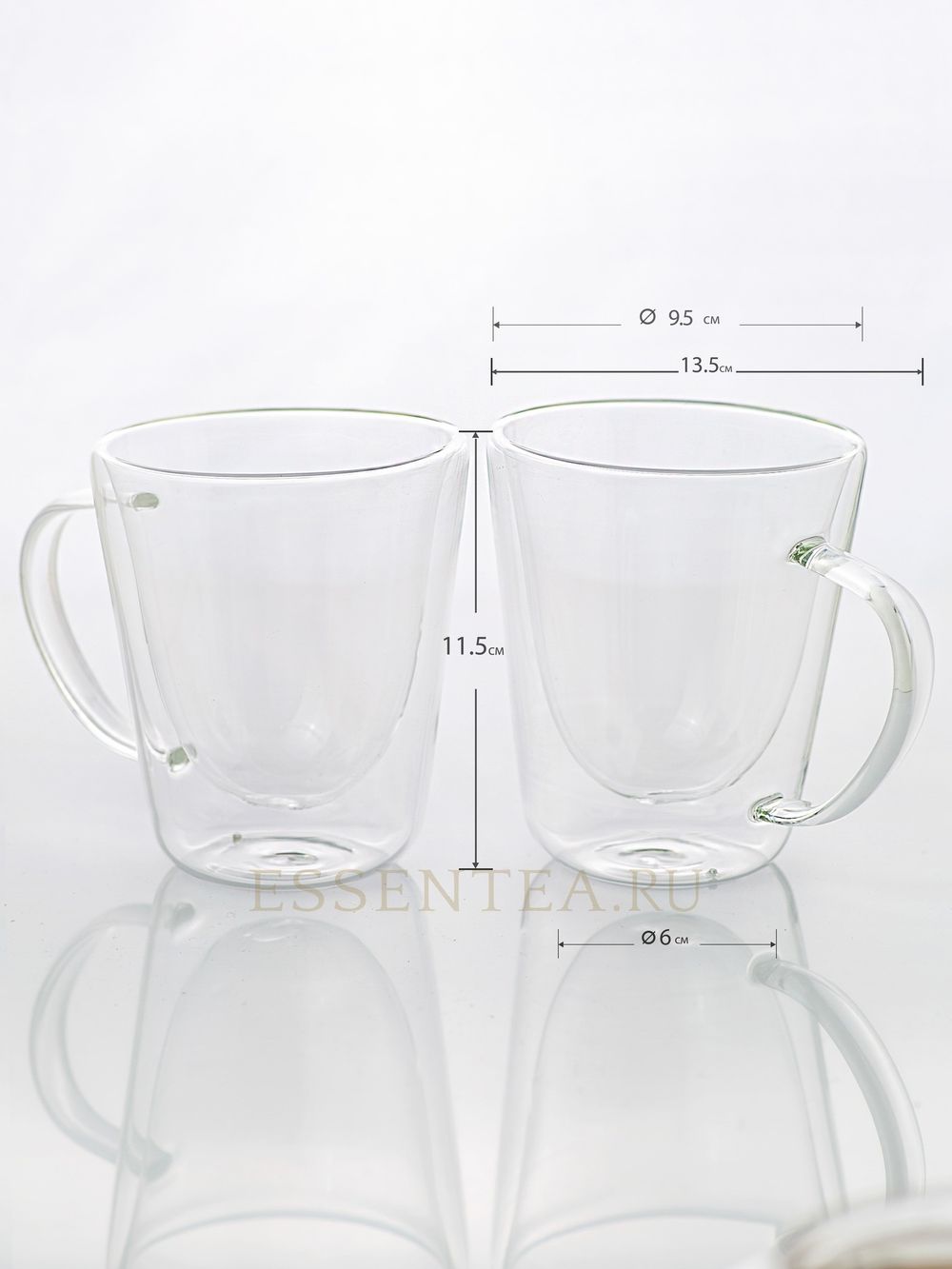 кружка стеклянная размеры