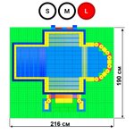 Набор GigaBloks 7,5: Дворец на платформе