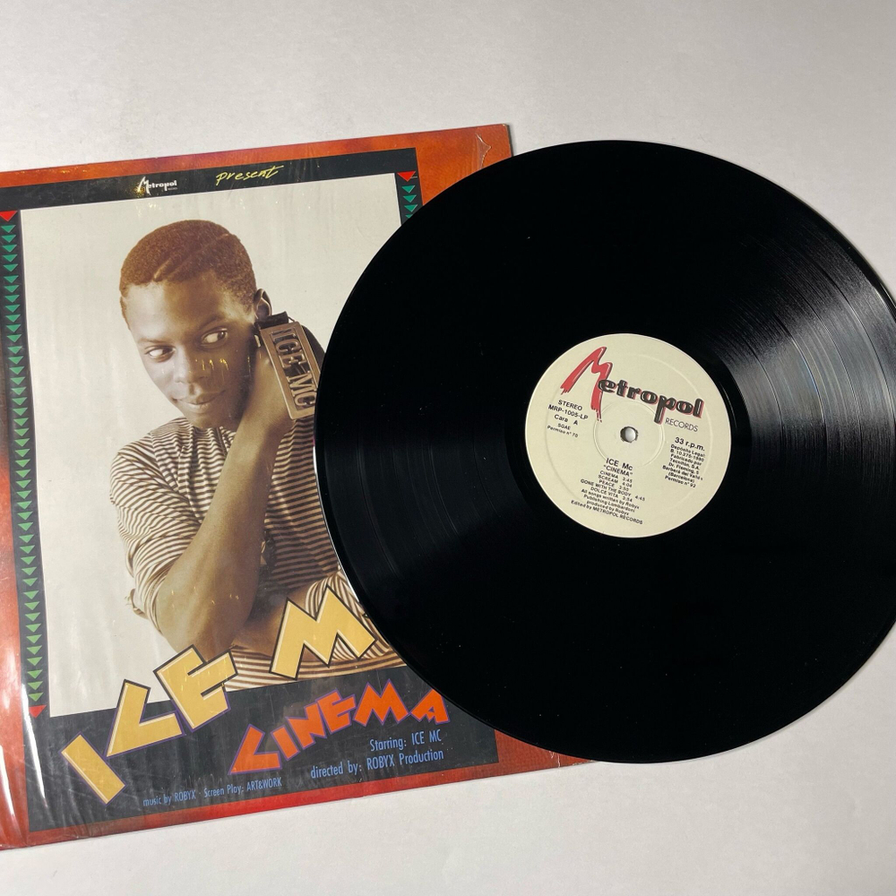 Винтажная виниловая пластинка LP ICE MC Cinema (Spain 1990)