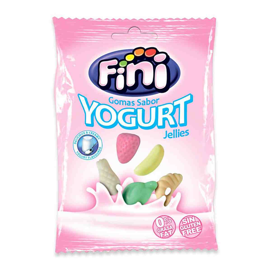 Жевательный мармелад Fini Yogurt Jellies со вкусом йогурта, 90 г (Испания)