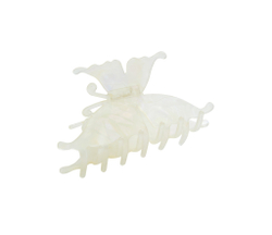 Заколка-краб бабочка,перламутровая