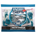 Тесто-брикет от крыс и мышей КРЫСИНАЯ СМЕРТЬ в пакете 200 гр