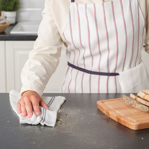 ХИЛДЕГАН HILDEGUN Декоративное кухонное полотенце, синее, 45x60 см