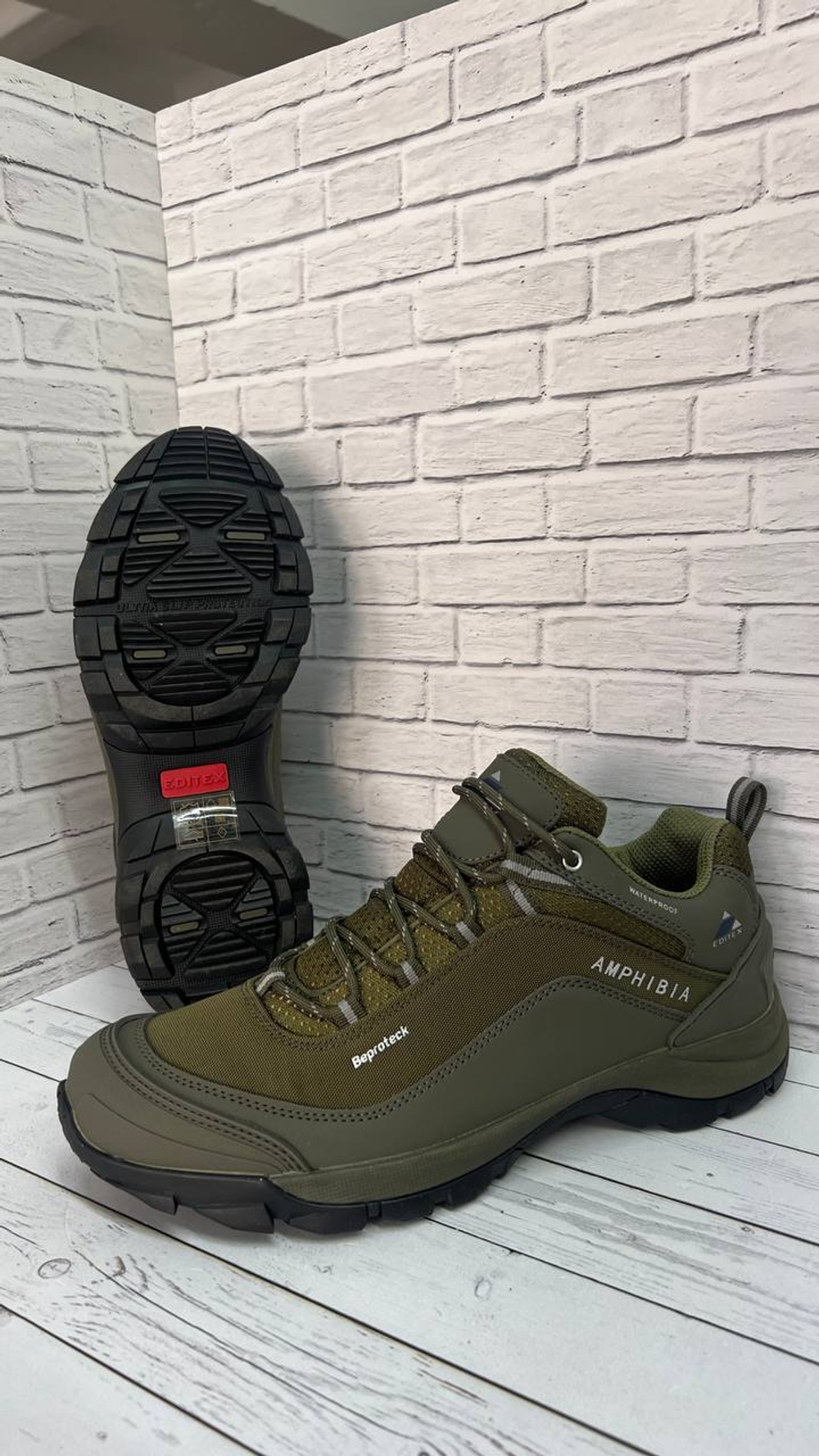 Полуботинки EDITEX AMPHIBIA W981-9 хаки