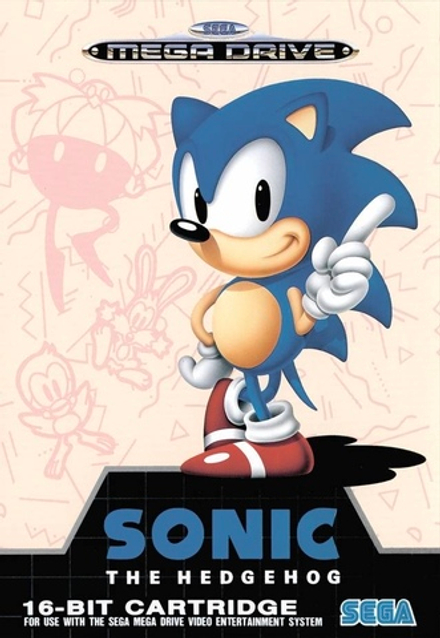 Обложка на паспорт Sonic Sega