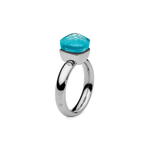 Кольцо Qudo Firenze aqua 16 мм 626038 BL/S