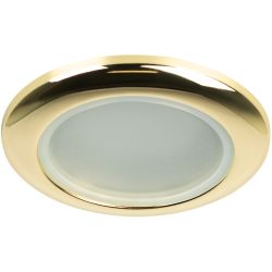 Светильник встраиваемый влагозащищенный ЭРА WR1 GD под лампу MR16 GU5.3 золото