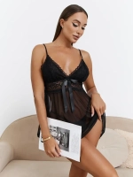 Пеньюар женский красивый кружевной прозрачный сорочка ночная