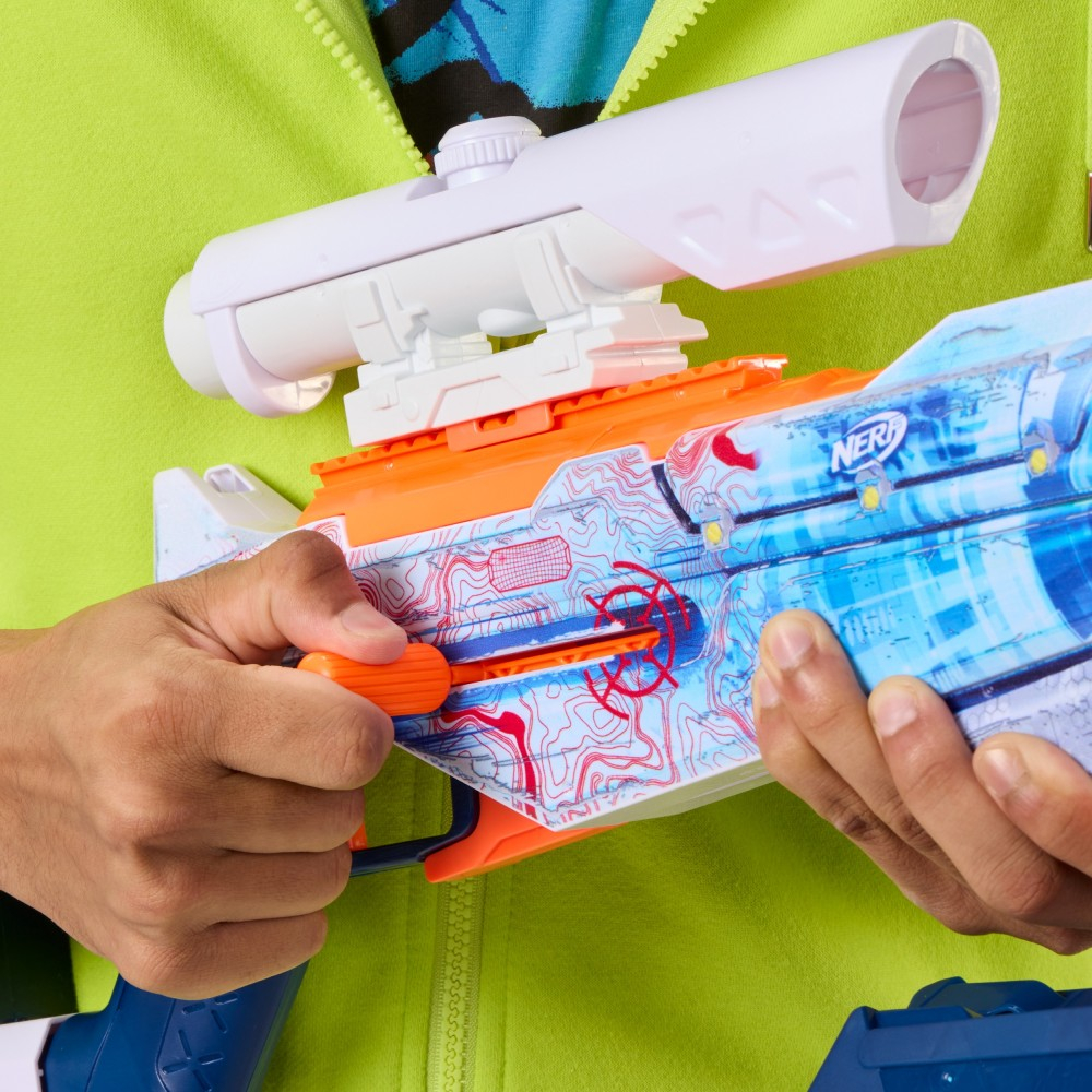 Hasbro G1763 — Бластер Nerf Loadout «Arctic Zerostriker» с 24 стрелами G1763 — фото 13