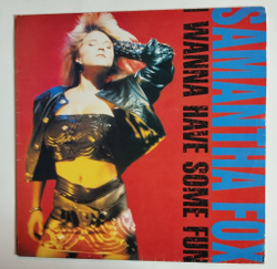 Винтажная виниловая пластинка LP Samantha Fox I Wanna Have Some Fun (Югославия 1989)