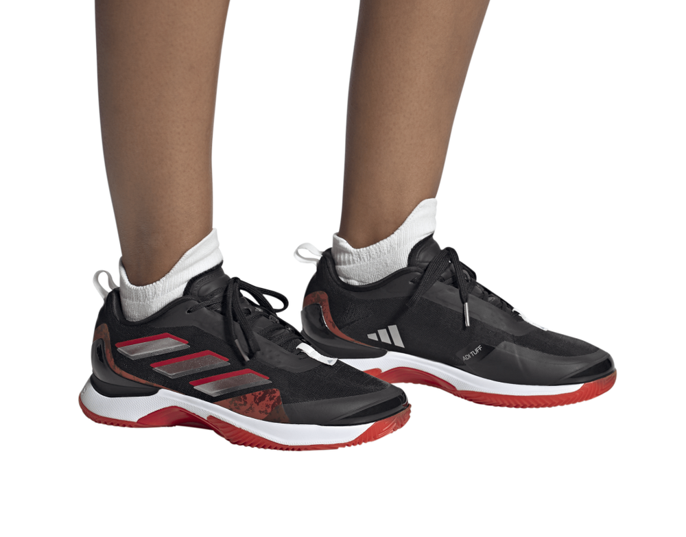 Женские теннисные кроссовки Adidas Avacourt Clay - Black