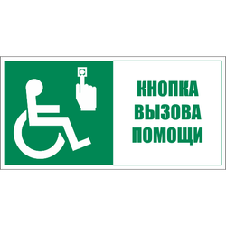 Знаки эвакуации и безопасности маломобильных групп в электронном виде