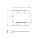 Комплект унитаза с инсталляцией BelBagno Due BB3103CHR/SC/BB002-80/BB014-SR-BIANCO с сиденьем Микролифт и Белой клавишей смыва