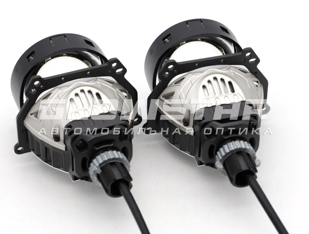 Билед модули Aozoom A11 2025 3.0 дюйма, 2 чипа, 5500K, 12V, 56W/64W, крепление 3R и съемное гаечное (комплект, 2шт)