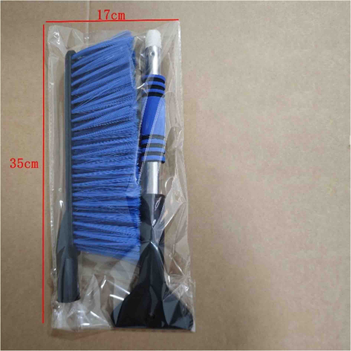 Щётка-скребок для автомобиля (синяя)